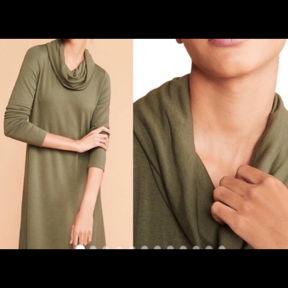 NWOT Lou and Grey cowl neck swing dress